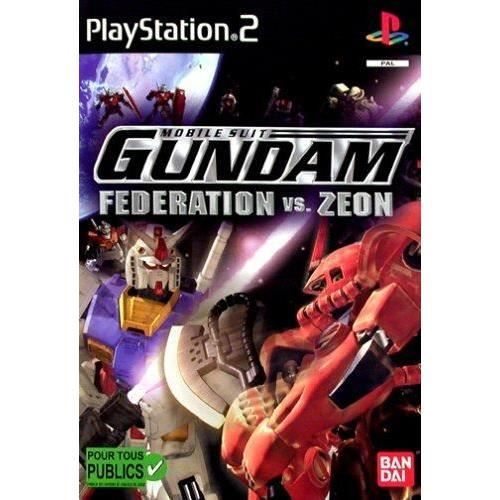 Jeu - Infogrames - Mobile Suit Gundam Federation Vs Zeon - PS2 - Français - Édition Française