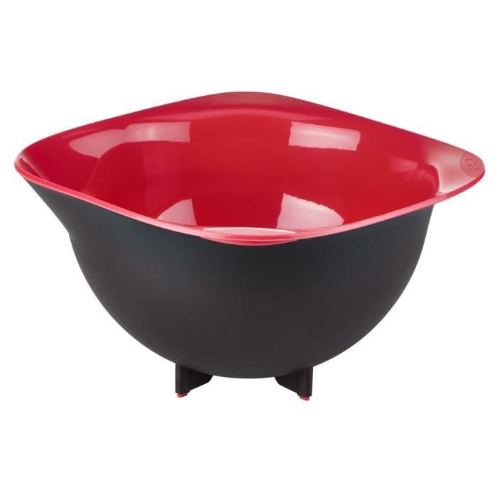 TEFAL INGENIO Bol de préparation K2070414 noir et rouge