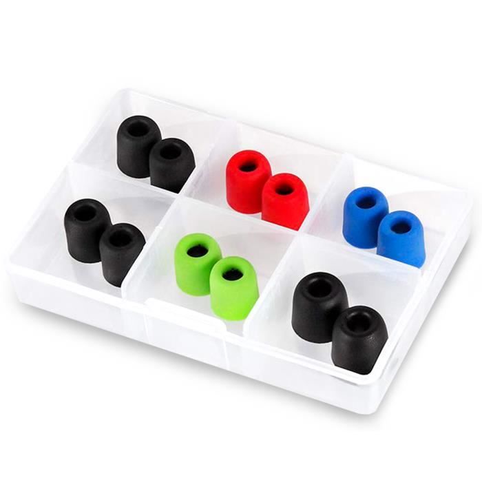 Embouts D'écouteurs Intra-auriculaires 36 Pièces - Silicone Doux, Tailles S/M/L, Diamètre Intérieur 4.5-6 Mm - 6