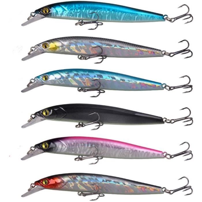 Lot De 9 Leurres De Pêche à La Mouche - Multicolores Pour
