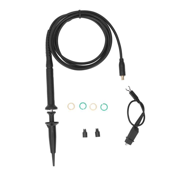 Sonda Per Oscilloscopio P2200 200 MHz - Kit Di Test Con Accessori, Commutabile 1x/10x, Alta Precisione, Con Anelli Colore Per Canali - Standard BNC