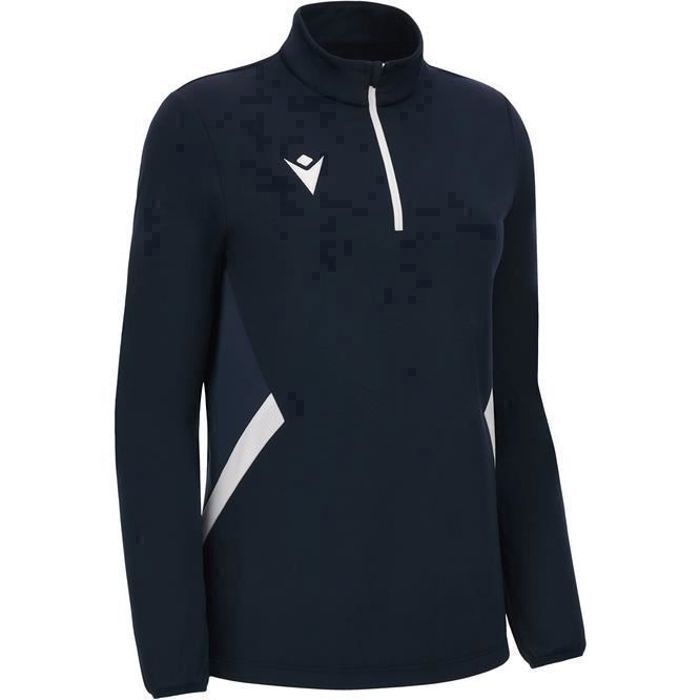 Veste de survêtement femme Macron Maira - marine/blanc - M - Manches longues - Respirant - Running Veste de survêtement femme Macron Maira - marine/blanc - M - Manches longues - Respirant - Running