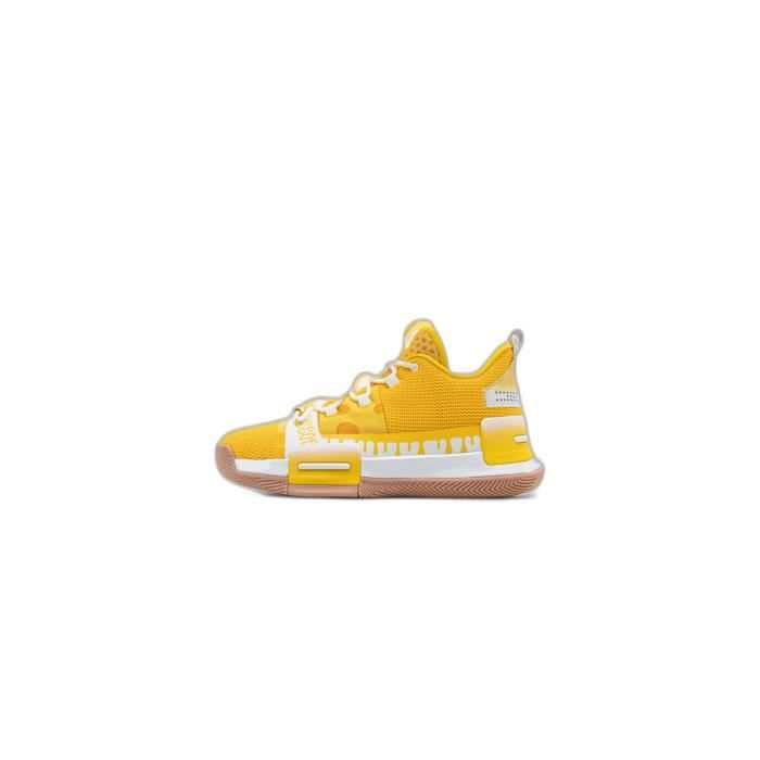 chaussures de basketball indoor peak lw3 (trois coloris) - jaune - 47