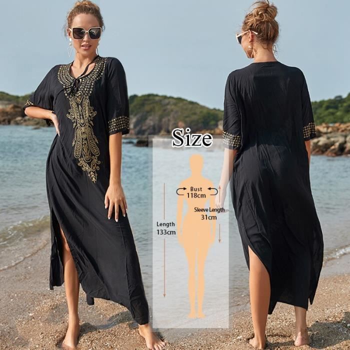 Tunique de plage coton clearance