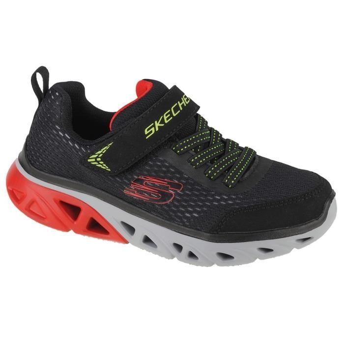 Skechers enfant online noir