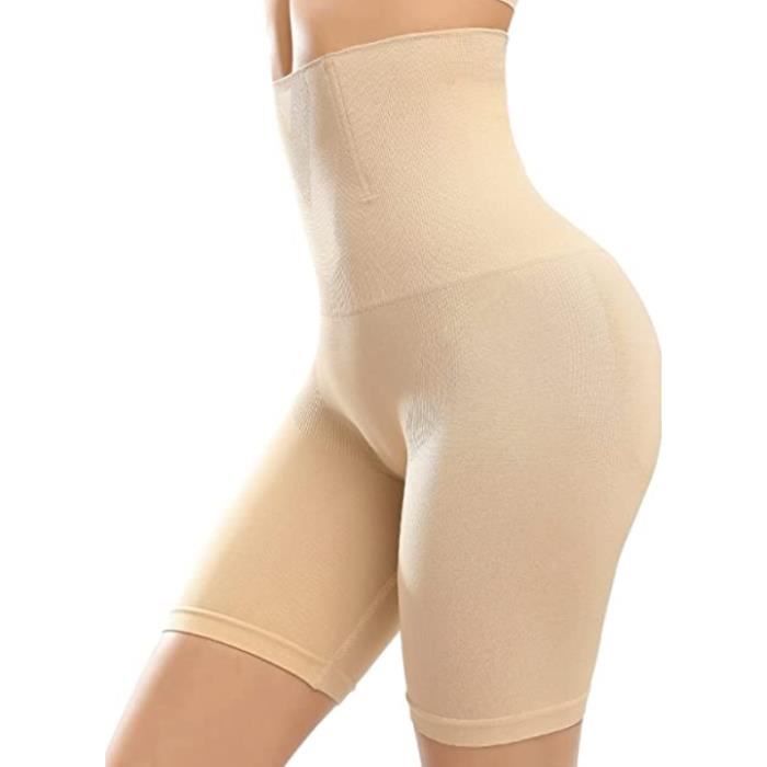 Shorty Gainant Invisible En Dentelle Pour Femme - Ventre Plat, Rehaussement Des Fesses, Taille S à XL, Noir