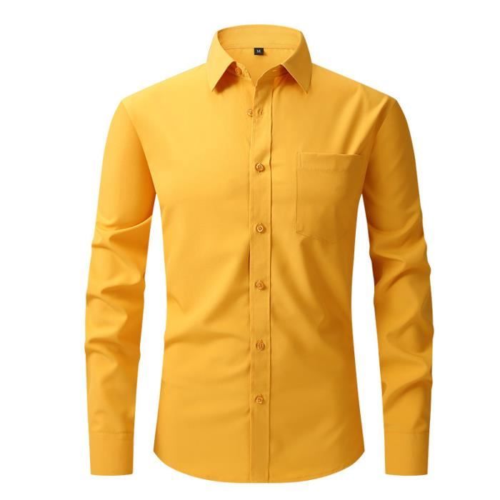 Chemise jaune store