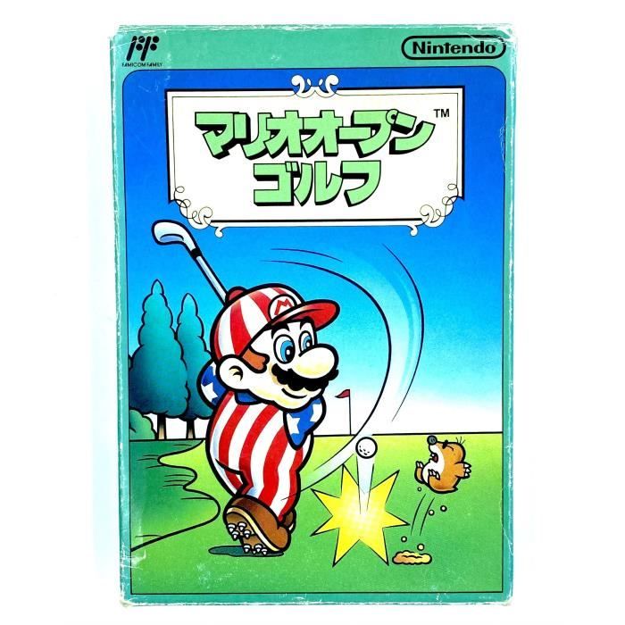 Mario Open Golf Jeu Nintendo Famicom Nes Import Japon