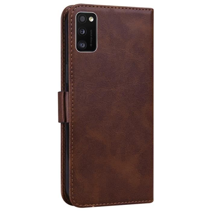 Housse étui Portefeuille Pour Caterpillar Cat S60 - Cuir Synthétique Avec Fentes Cartes - Noir - Neuf