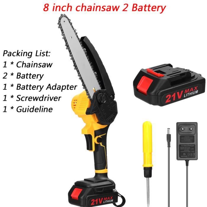 Test De La Mini Tronçonneuse électrique à Batterie 6 Pouces