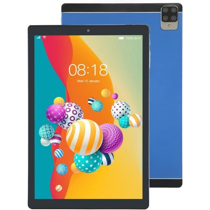 Tablette 10,1 Pouces, Tablette Wifi 5G, Processeur 10 C urs, 6 Go De