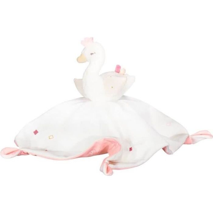 SAUTHON Doudou mouchoir plat Baby Swan Cdiscount Puériculture & Eveil