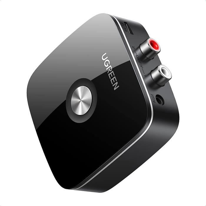 UGREEN – récepteur de musique RCA Bluetooth 5.1 aptX HD, Jack 3.5mm,  adaptateur Aux sans fil pour TV et voiture, récepteur Audio 5.0 3.5