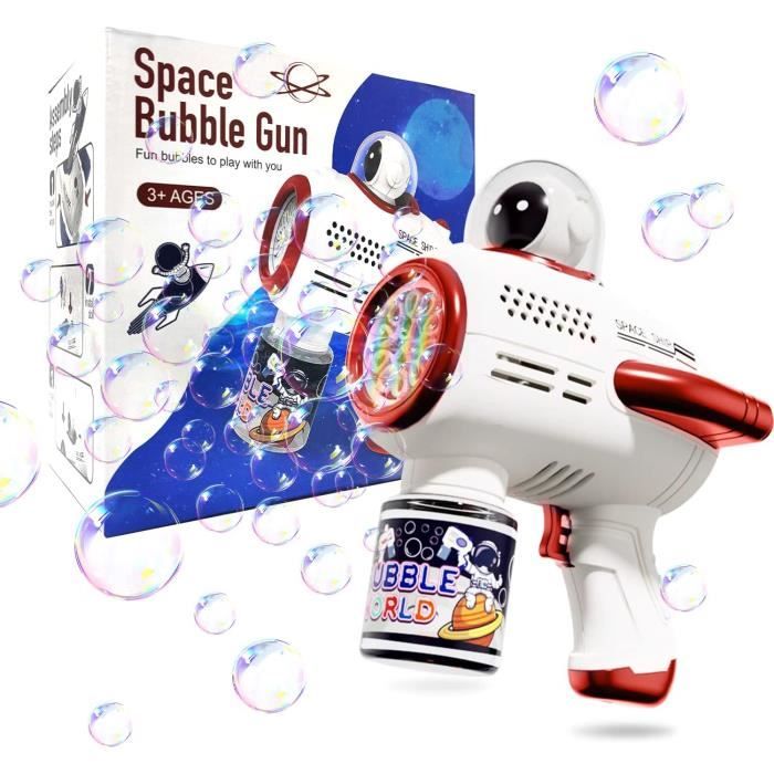 Machine à Bulles Électrique Avec Solution - Baguette Magique Lumineuse Et Musicale Pour Enfants, Idéal Pour Fêtes, Anniversaires Et Mariages