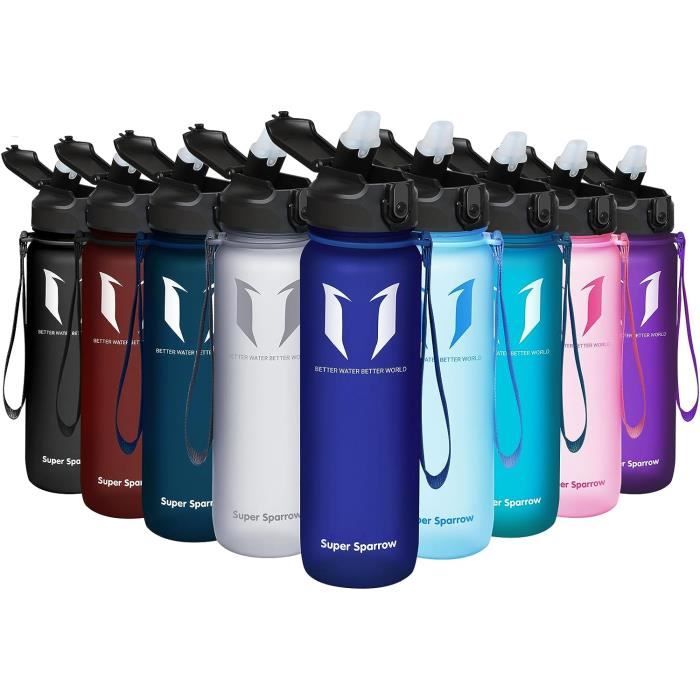 Gourde - Bouilloire de Sport - 1.5L - Débit rapide, Couvercle anti Gourde - Bouilloire de Sport - 1.5L - Débit rapide, Couvercle anti