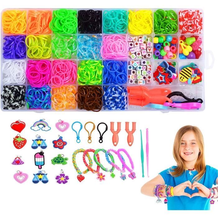 WEBEEDY Kit Kumihimo Pour Débutants, Kit De Démarrage Japonais Kumihimo Pour Bracelet Et Tressage De Perles Comprenant 4 Disques Carrés Et Ronds Avec 12 Fils Pour Loisirs Créatifs Et Bracelets