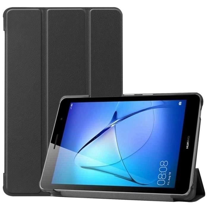 Etui pour tablette Huawei MatePad T8 KOB2 W09 Cuir synthetique noir Housse Pochette Cdiscount Informatique