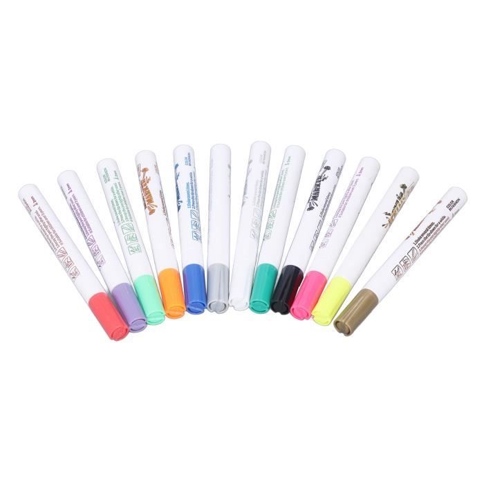 Tbest Acrylic Marker, Paint Marker Safe Non Toxic for Drawing lessons