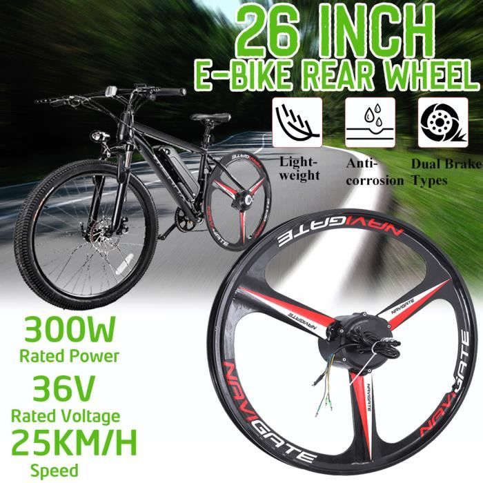 300w 26 36v Bicyclette Electrique Moteur Kit Conversion Roue Arriere Cyclisme Prix Pas Cher Cdiscount