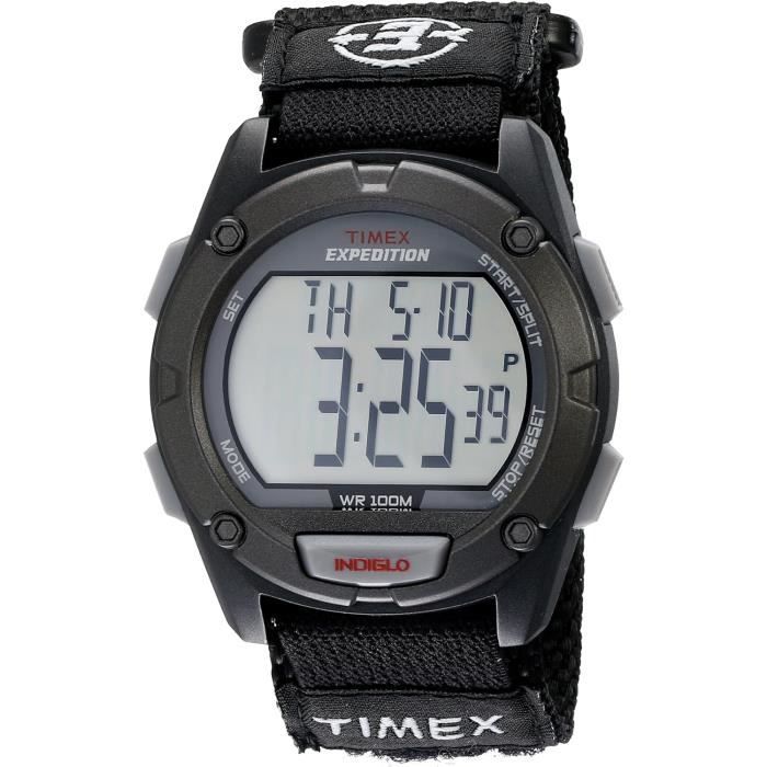 Men's digital watch with velcro strap store