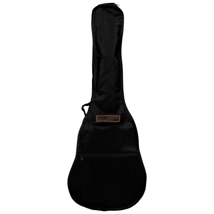 Housse De Transport Pour Guitare Classique 3/4 Crossrock CRSG107 - Rembourrage 10mm, Bretelles, Gris Foncé