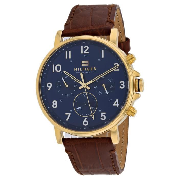 Montre - Tommy Hilfiger - Daniel - Cuir - Bleu