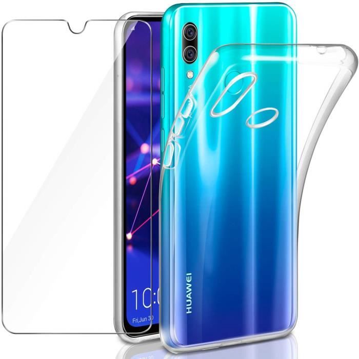 Coque Huawei P Smart 2019 PHONILLICO - Housse Silicone TPU Transparente Ultra Mince, Protection Avant Arrière - 7