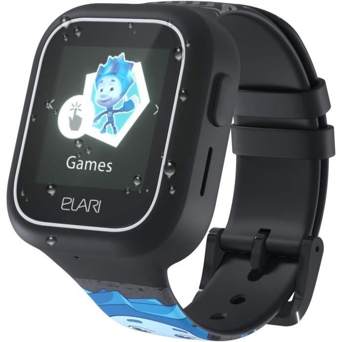 Q19 Montre Connectée pour Enfants, Étanche IP67, Carte SIM 2G, Appareil Photo, Appel SOS, Anti-Perte, Téléphone Portable pour Bébés et Enfants