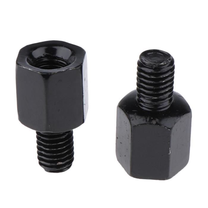 BIUGERCN Rétroviseurs Latéraux Moto Noir Pour YZF R6 1998-2005 / R6S 2006-2008 / R1 2000-2001