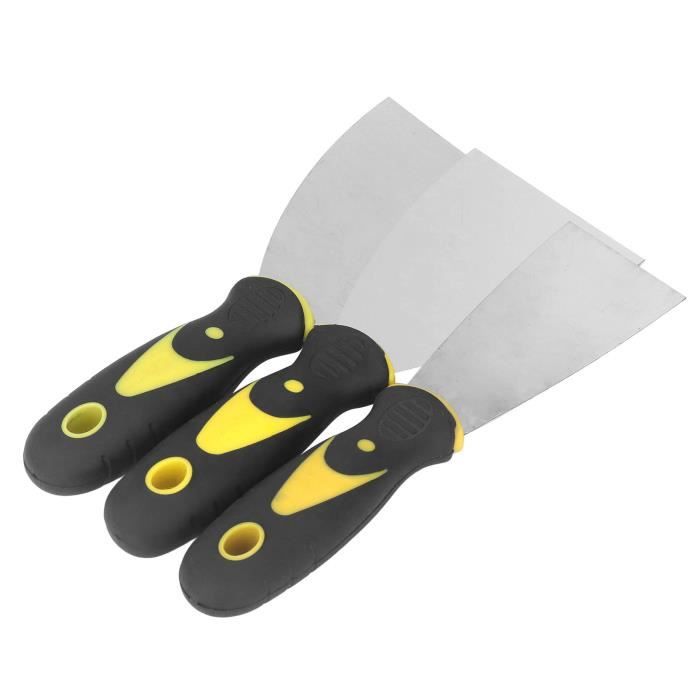 Grattoir Multifonction 9-en-1 En Acier Inox - Outil Peinture Et Mastic Ultra-Pratique !