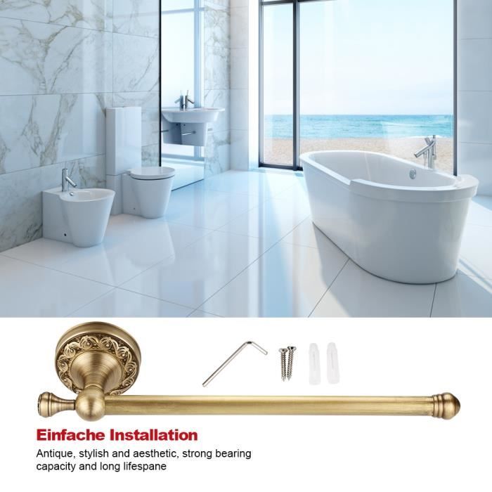 Idées de portes serviettes pratiques et designs pour salle de bains