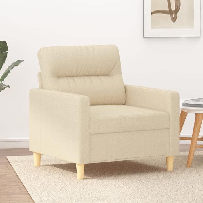 vidaXL Fauteuil Chaise de Relaxation avec Accoudoirs et Coussin de Dossier Meuble de Salon Salle de Séjour Intérieur 359221