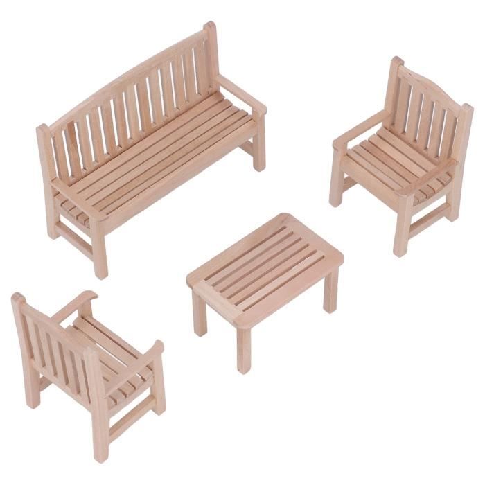 Banc Miniature Amazon 12 Bancs Miniatures Parc 1:75 - Décoration , Maison Poupée | ABS Détail Réaliste Maquette Train HO