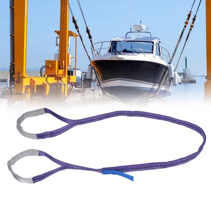 Élingue De Levage Lourd 100x4 Cm MUCKLILY - Sangle De Transport Blanche, Capacité élevée - Pour Déménagement, Chantier, Objets Encombrants - 8