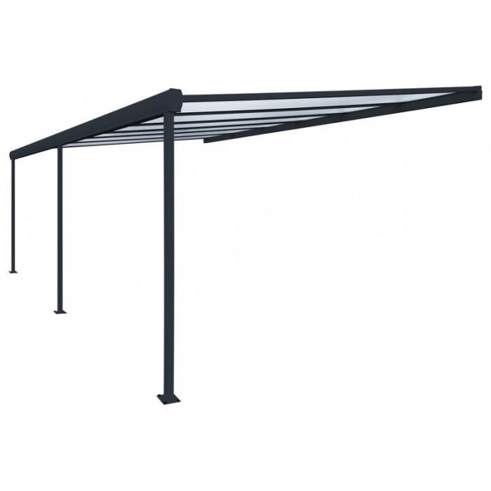 Pergola Top Prix Avec Gouttiere 6x3 M Gris Achat Vente Pergola Pergola Top Prix Gris 6x3 Cdiscount