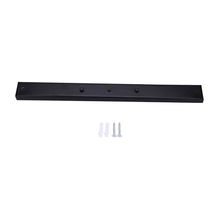PATIKIL 200mm Support de Fixation Plafonnier, 4 Ensemble Lumière Luminaire Montage Support Plaque Acier Barre Transversale pour suspensions Mur Lumière, avec Vis Rondelle Écrou Trousse