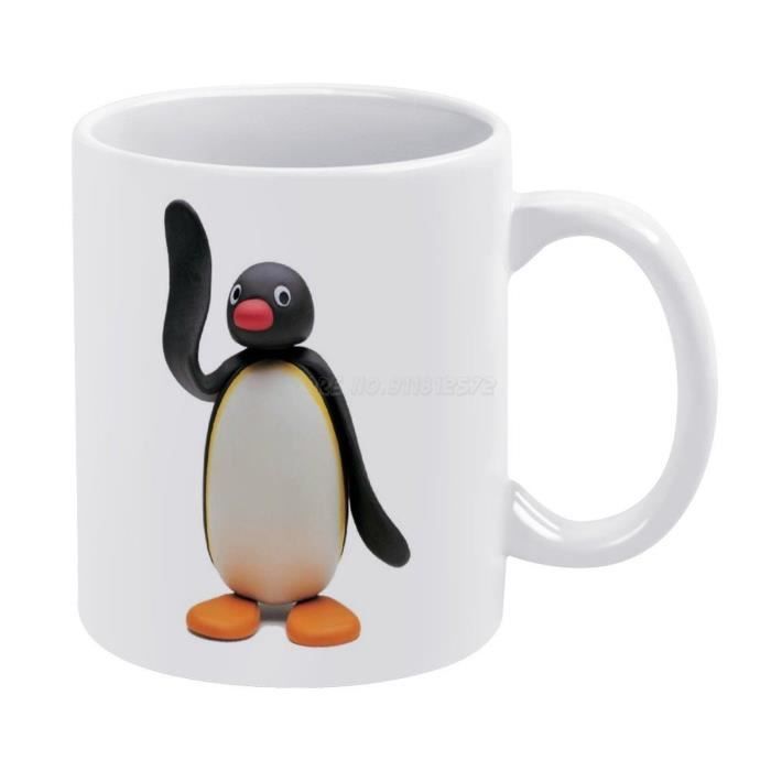 BOL,white-mug--tasse blanche en céramique blanche, cadeau'anniversaire,  tasses à lait et à thé, Pingu Pinguin Ice Iceberg Pinga Robb - Cdiscount  Puériculture & Eveil bébé