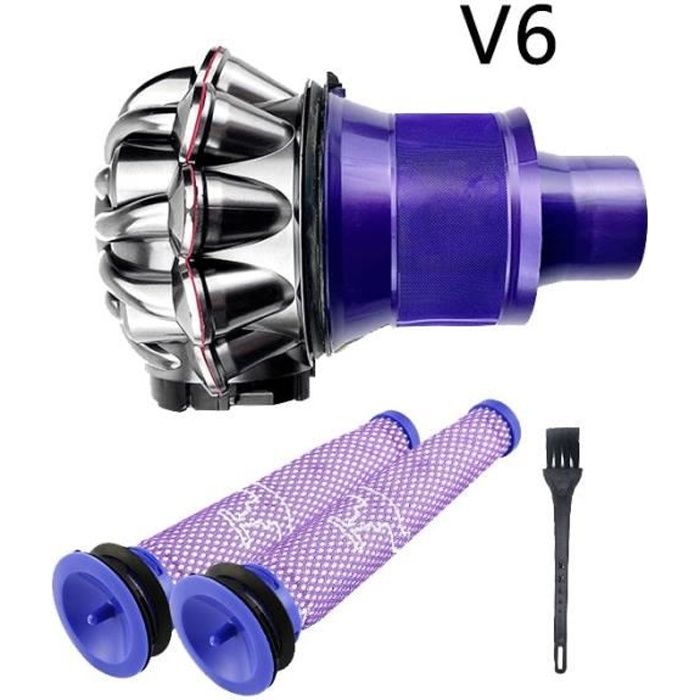 suzao Tête de rechange pour Dyson V7 V8 V10 V11 V15 sv12 sv14 sv15 pièces  de rechange Dyson – Tête de moteur turbo avec rouleau souple, verrou de  déclenchement, pièces de nettoyage