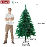 Sapin De Noël Artificiel 120 Cm Avec Neige Et 100 LEDs - 200 Branches, 15 Cônes, Pied Métal, Montage Facile | 8 Modes Lumineux