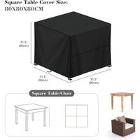 Housse Imperméable Pour Cabane De Jeu Extérieure, 140x140x152 Cm, Tissu Oxford 420D