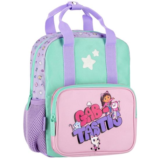 Sac à Dos Officiel Gabby's Dollhouse Pour Fille – 37,5x27x14 Cm, Polyester, Bretelles Réglables, Compartiments Multiples