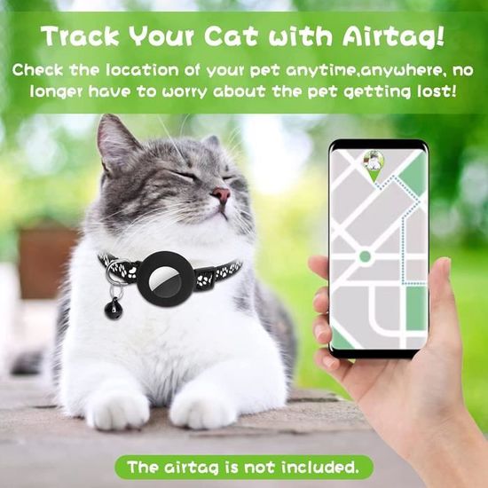 Collier pour chat Pettom compatible Airtag (vendeur tiers) –