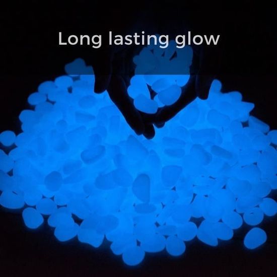 Pierres Lumineuses YOKIVE 3000Pcs - Cailloux Luminescents 3-5mm Pour Jardin, Piscine, Aquarium, Blanc