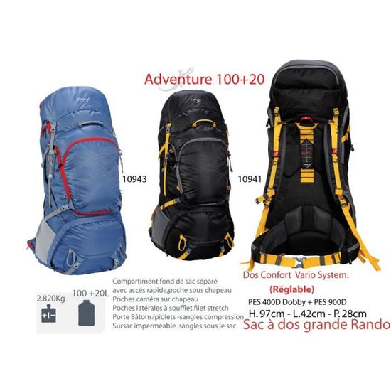 Sac a sale dos gros volume