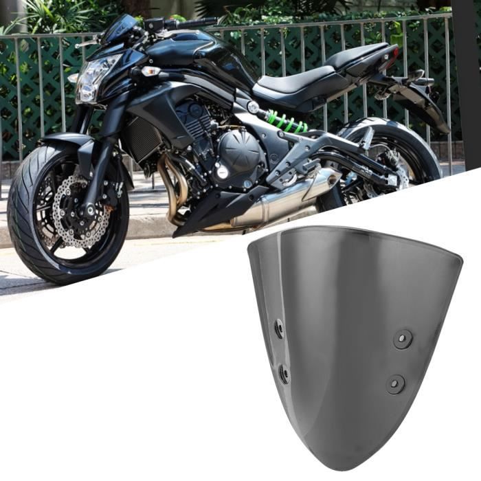 Pare-brise Moto Sportif Noir Pour Kawasaki ER-6N / ER6N 2012-2014 – Protection Vent Optimale