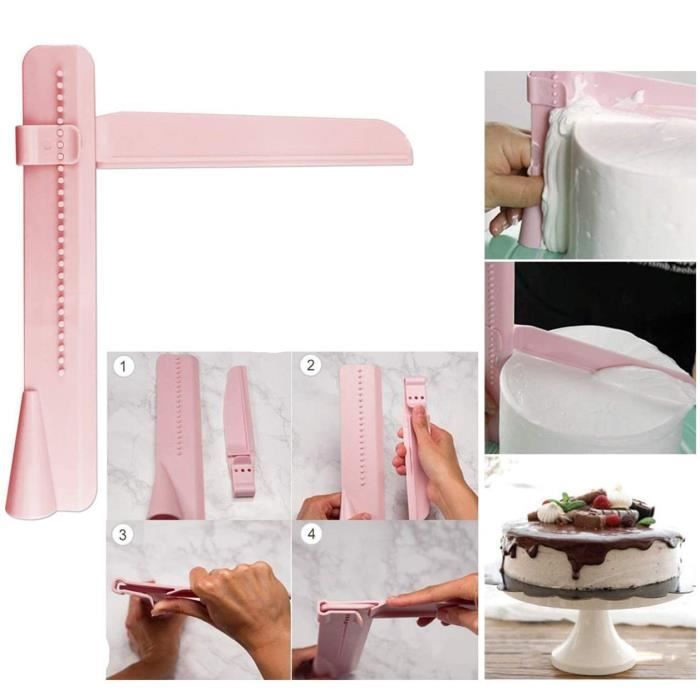 Lot De 4 Spatules En Silicone Alimentaire - Pour Gâteaux, Pâtisserie, Résistantes à Haute Température