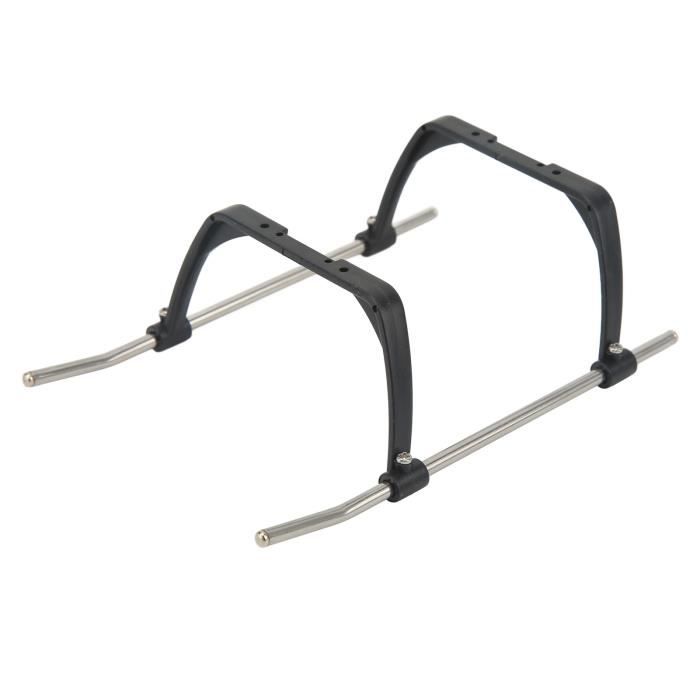 Train d'atterrissage d'hélicoptère RC, Support Stable en plastique, forte résistance au vent, patin d'atterrissage pour hélicoptère Flywing BELL206 et UH1 RC