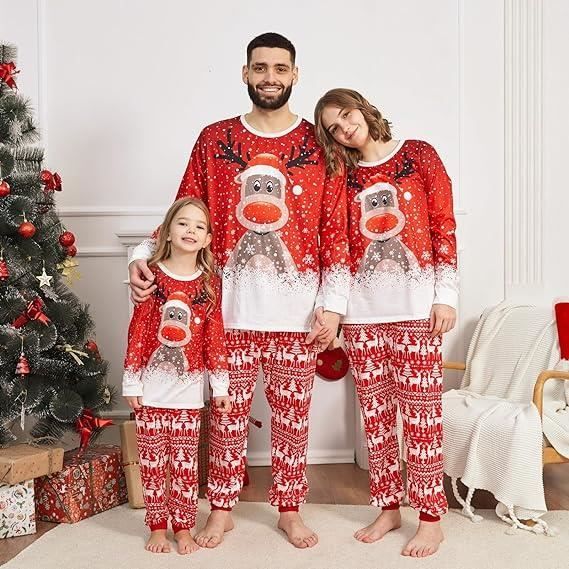 Pyjama de No l Famille Combinaison Pyjama Jumpsuit Costume Maison