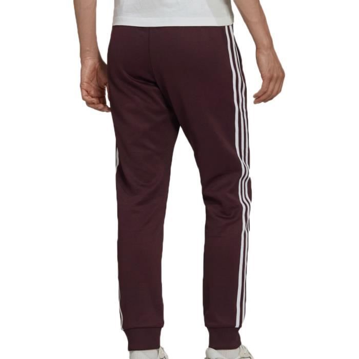 Jogging Homme Adidas Primeblue Bordeaux Coupe slim Taille