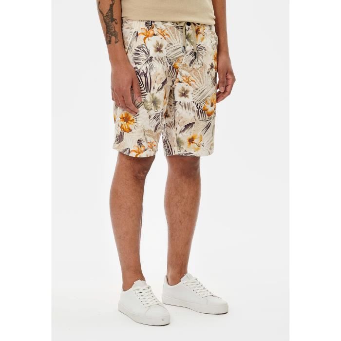 Short hotsell fleuri homme